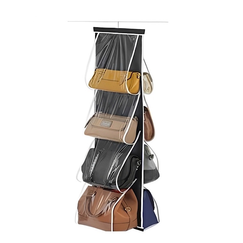 نگهدارنده و آویز کیف داخل کمد مدل 4 طبقه